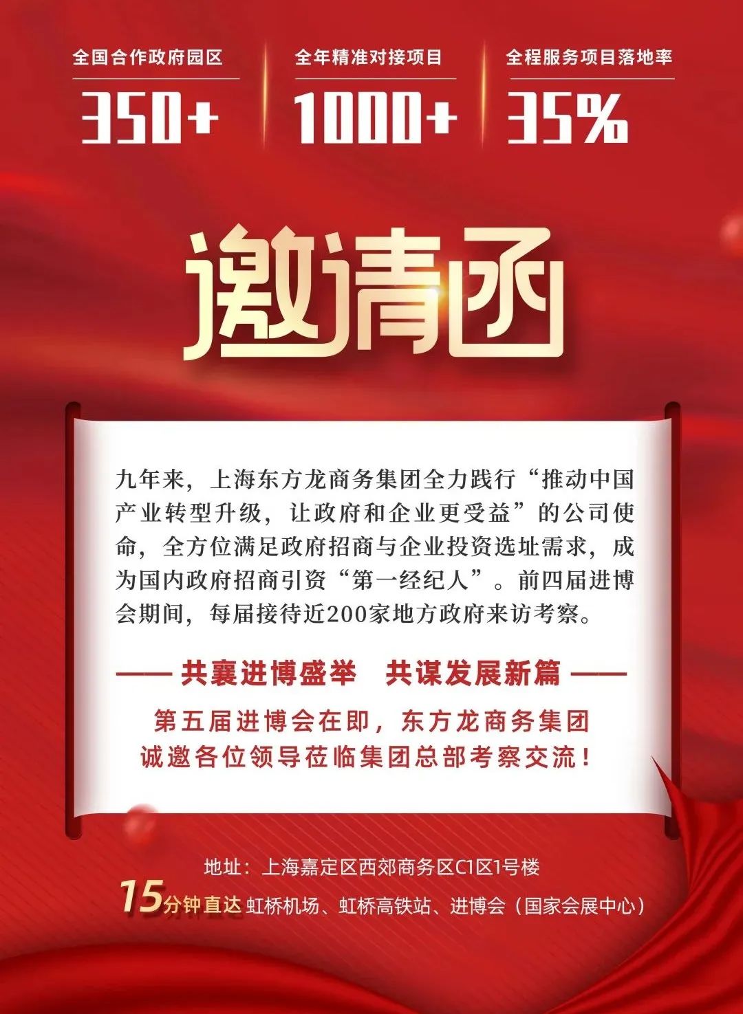 【委托招商運(yùn)營(yíng)服務(wù)地圖】五度迎進(jìn)博！招大引強(qiáng)！以項(xiàng)目之“進(jìn)”支撐發(fā)展之“穩(wěn)”！