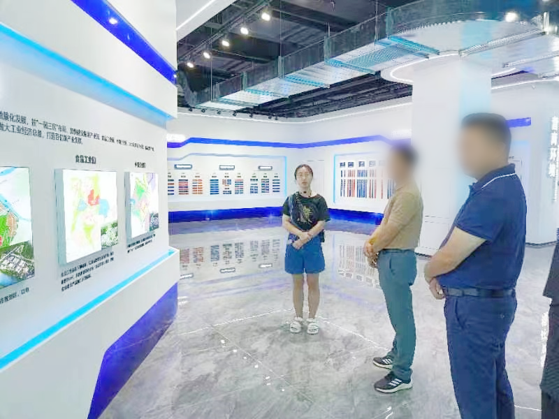 細分行業龍頭企業！光源顯示材料投資選址項目方考察四川某地方政府